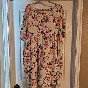 Oddi Floral Print Dress